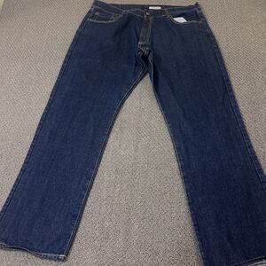 Ciano Farmer cstar Jeans Mens 40 Blue Straight Leg Embroidered Dragon Pockets *